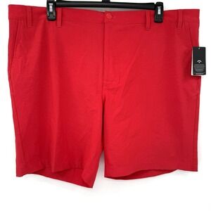 Callaway Men's Red Solid Moisture Wicking Size 44 Golf Pickleball Shorts NWT